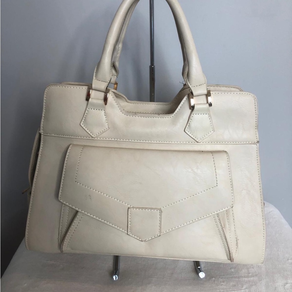 Miztique Elegant Cream Satchel